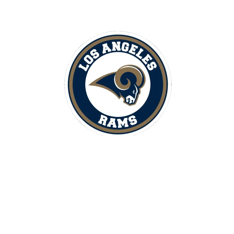 Los Angeles Rams - Image 15 - Full Color Vinyl Sticker - Custom Size