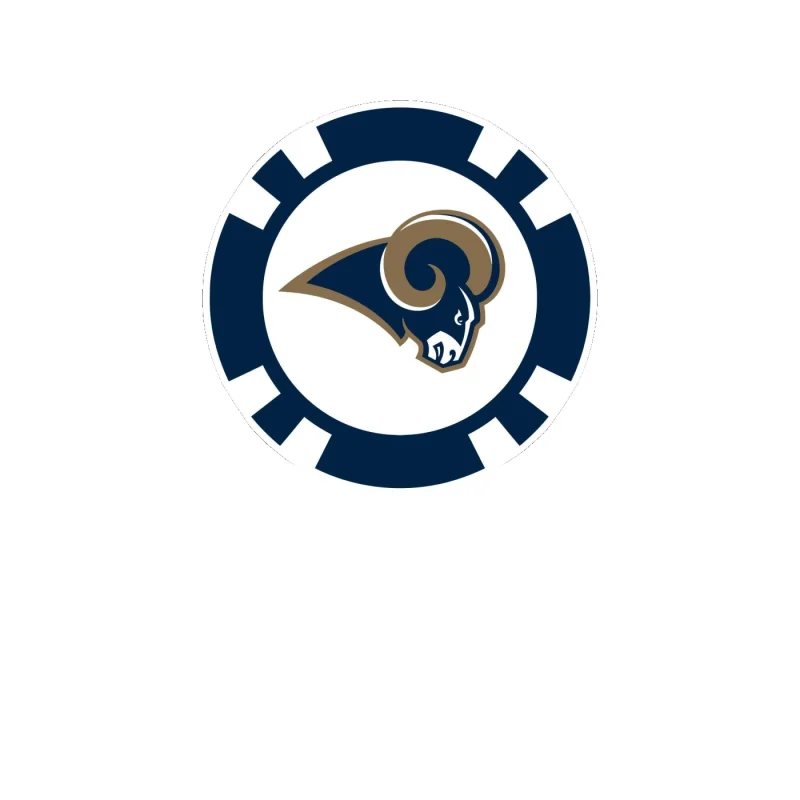 Los Angeles Rams - Image 9 - Full Color Vinyl Sticker - Custom Size