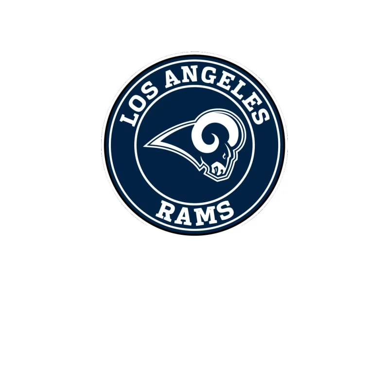 Los Angeles Rams - Image 5 - Full Color Vinyl Sticker - Custom Size