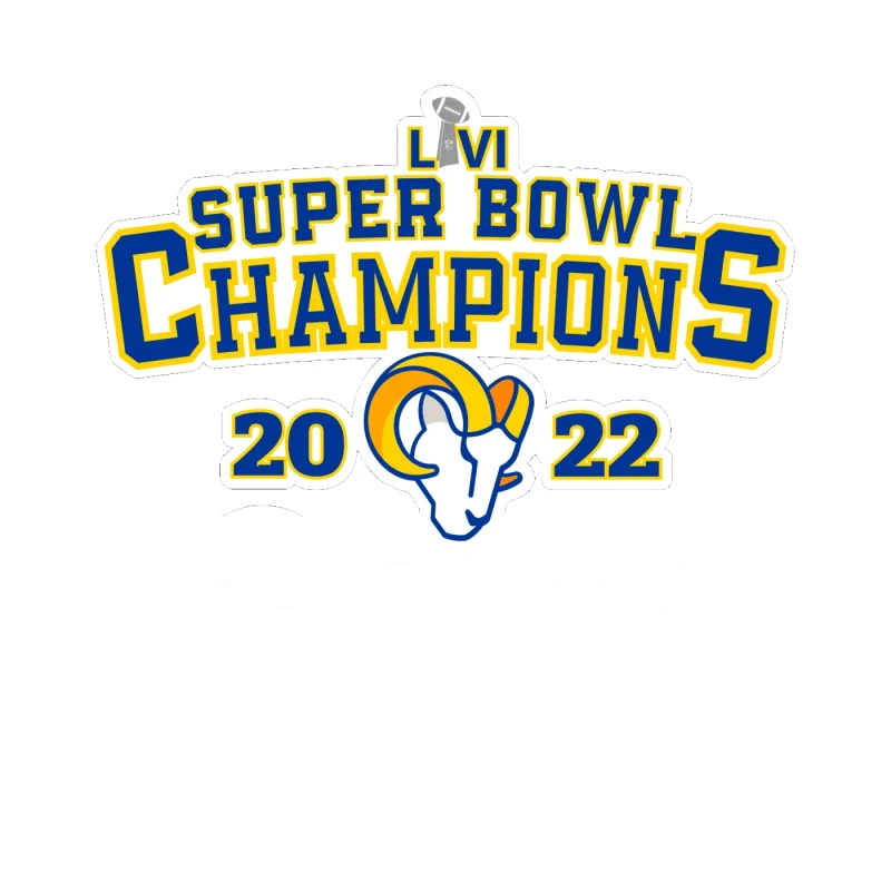 Los Angeles Rams - Image 2 - Full Color Vinyl Sticker - Custom Size
