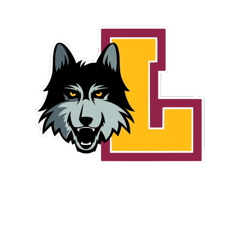 Loyola Ramblers Full Color Vinyl Decal - Custom Size