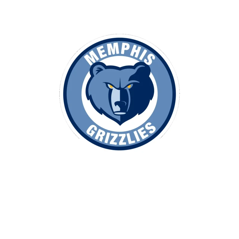 Memphis Grizzlies - Image 10 - Full Color Vinyl Sticker - Custom Size