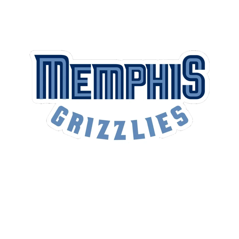 Memphis Grizzlies - Image 5 - Full Color Vinyl Sticker - Custom Size