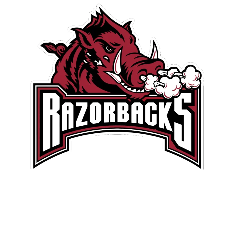 Arkansas Razorbacks - Image 14 - Full Color Vinyl Decal - Custom Size