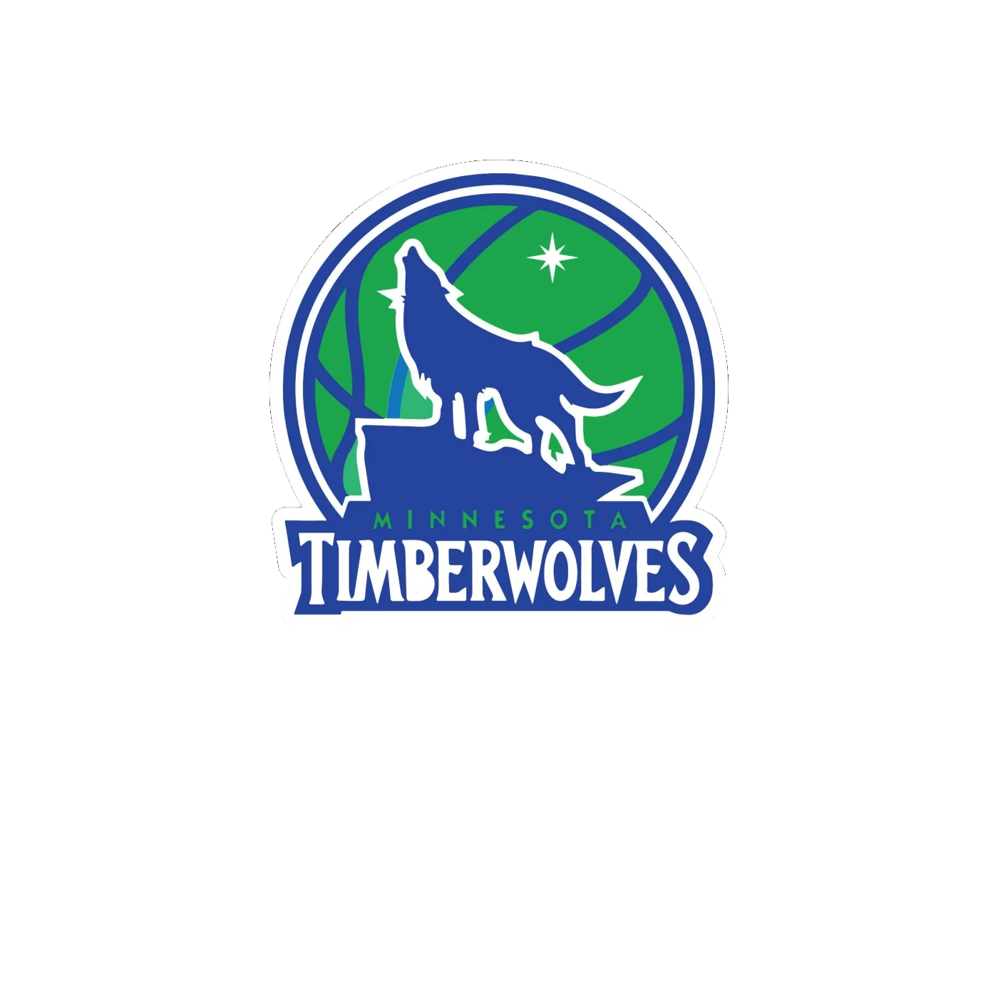 Minnesota Timberwolves - Image 7 - Full Color Vinyl Sticker - Custom Size