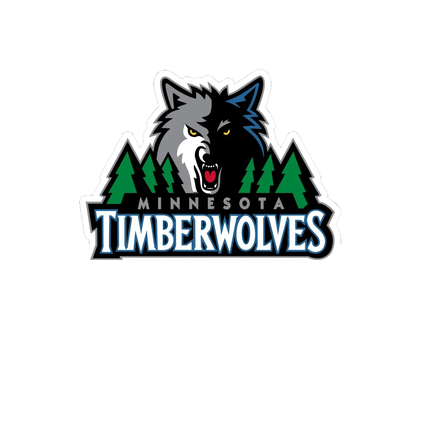 Minnesota Timberwolves - Image 5 - Full Color Vinyl Sticker - Custom Size