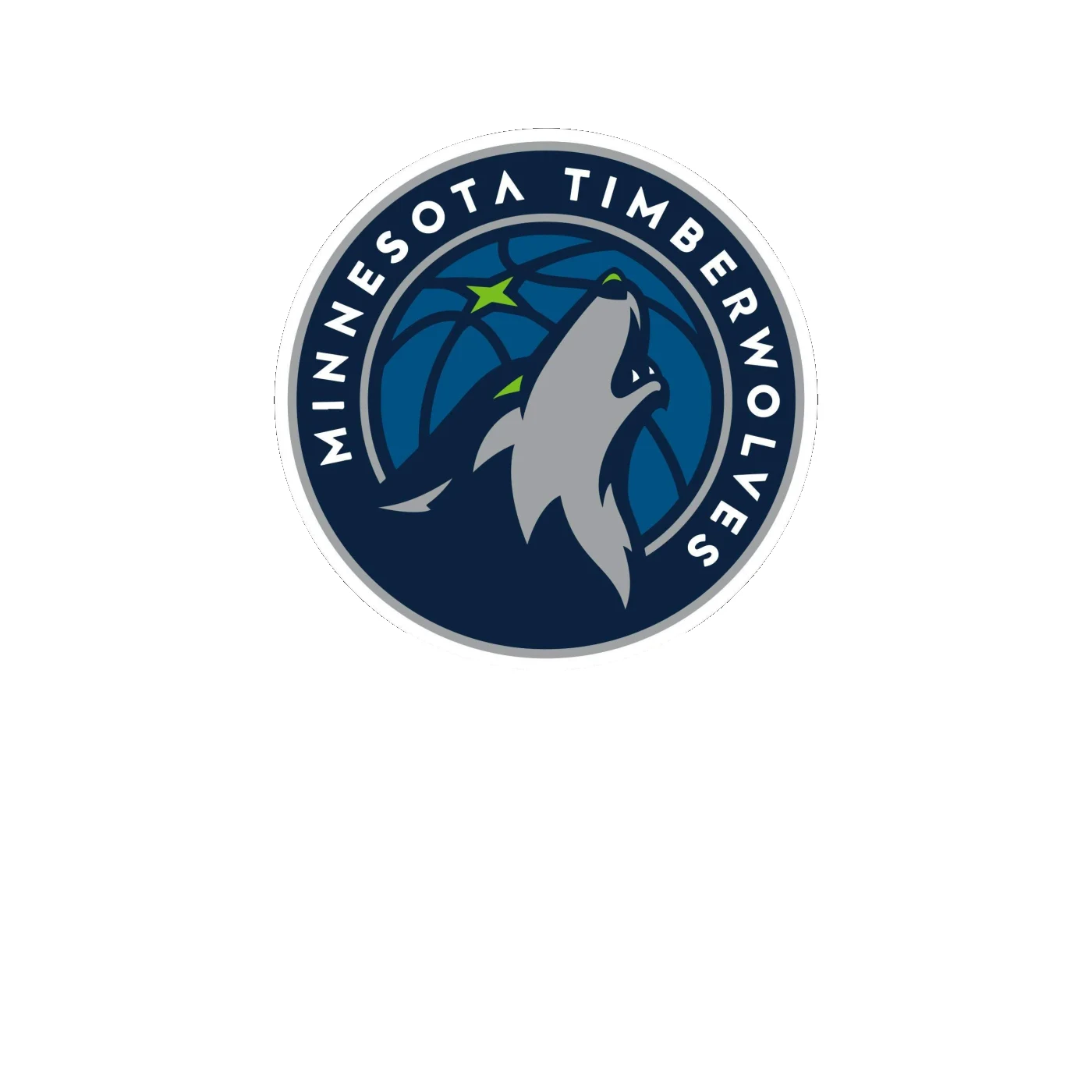 Minnesota Timberwolves - Image 2 - Full Color Vinyl Sticker - Custom Size