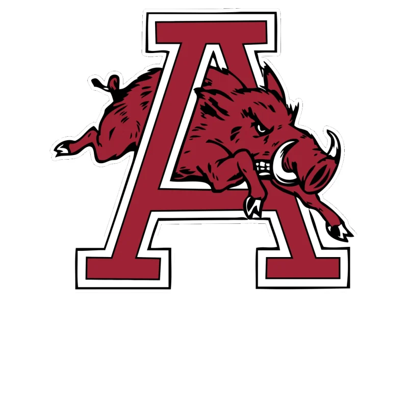 Arkansas Razorbacks - Image 3 - Full Color Vinyl Decal - Custom Size