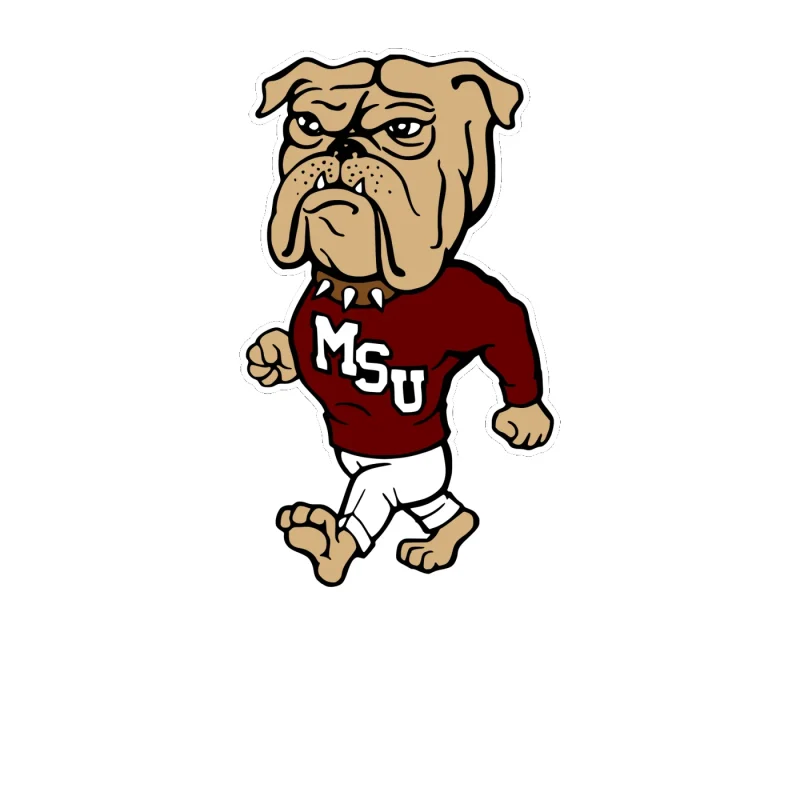 Mississippi State Bulldogs - Image 6 - Full Color Vinyl Decal - Custom Size