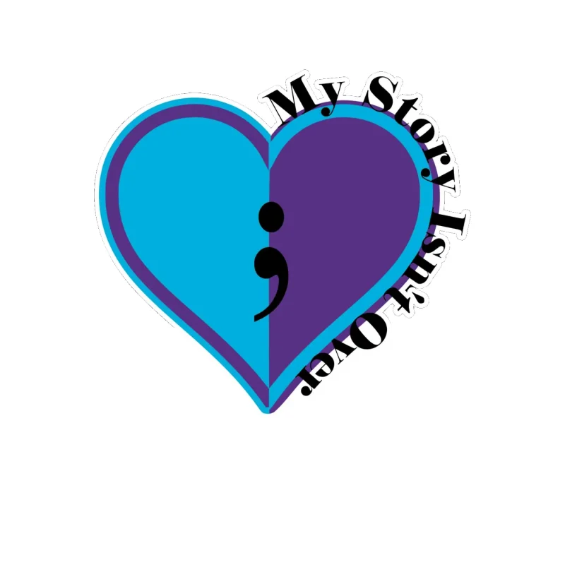 My Story Isn't Over Full Color Vinyl Decals - Custom Size