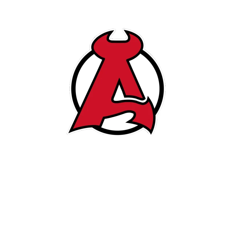 New Jersey Devils - A - Full Color Vinyl Sticker - Custom Size