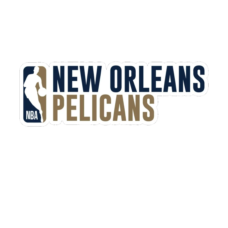 New Orleans Pelicans - Image 7 - Full Color Vinyl Sticker - Custom Size