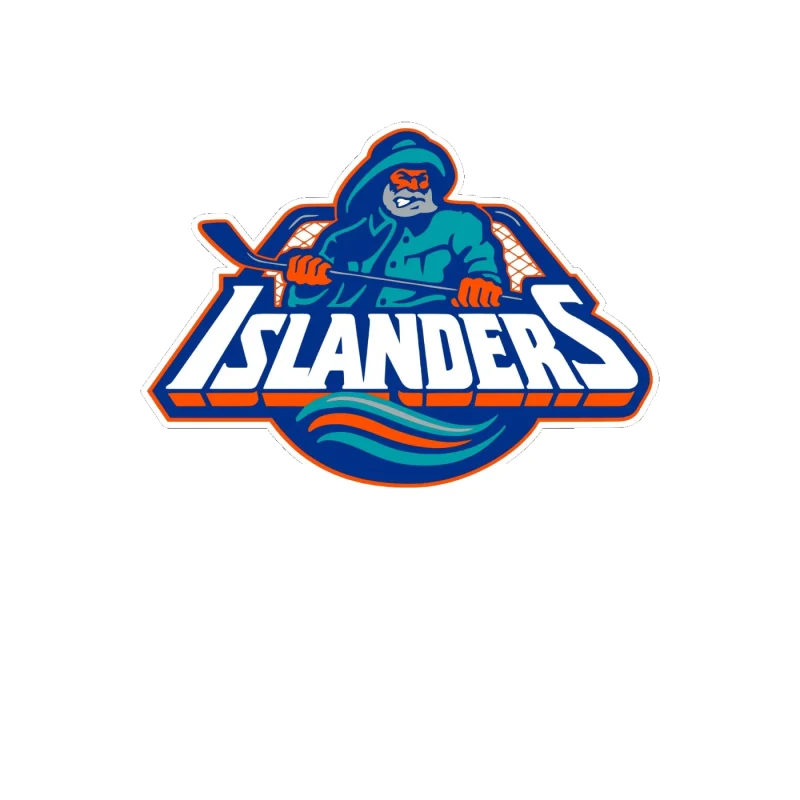 New York Islanders - Islanders - Full Color Vinyl Sticker - Custom Size