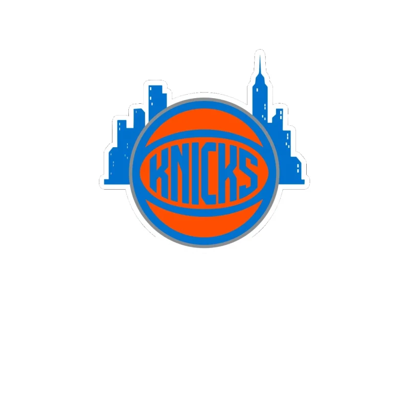 New York Knicks - Image 6 - Full Color Vinyl Sticker - Custom Size