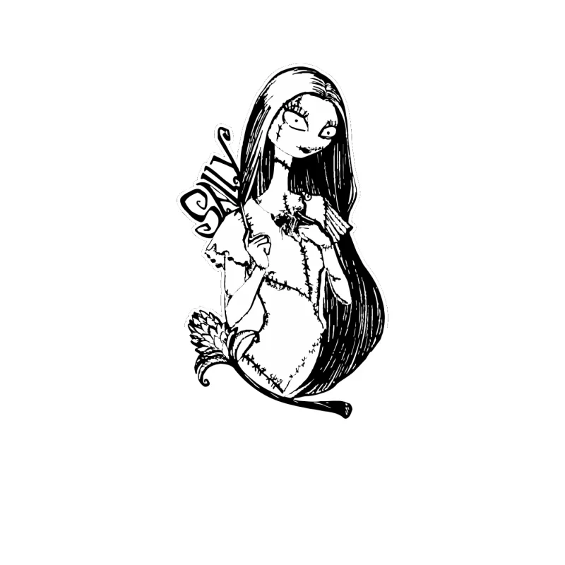 Nightmare Before Christmas Full Color Vinyl Sticker - Custom Size