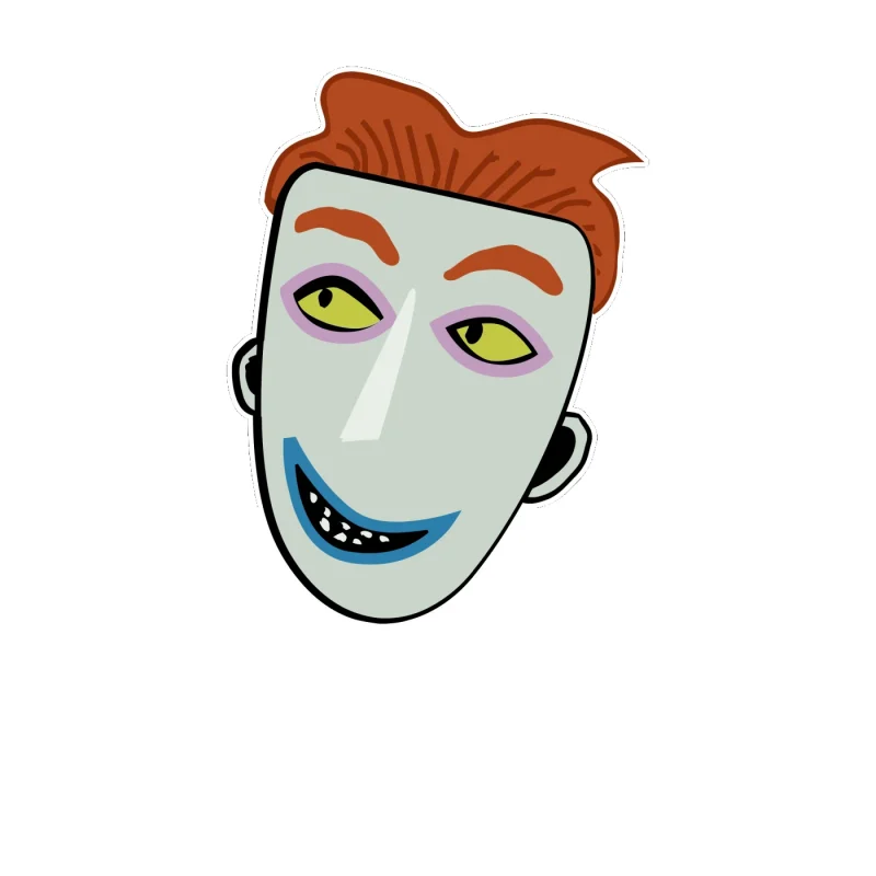 Nightmare Before Christmas Full Color Vinyl Sticker - Custom Size