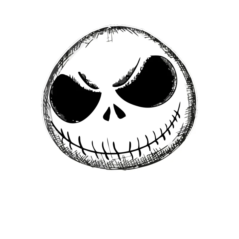 Nightmare Before Christmas Full Color Vinyl Sticker - Custom Size