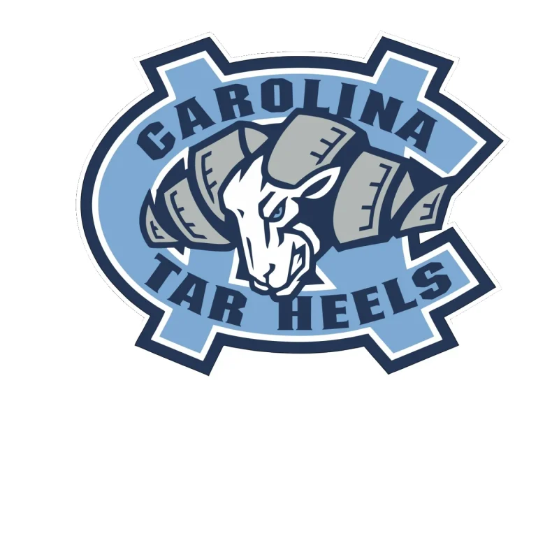 North Carolina Tar Heels - Image 6 - Full Color Vinyl Decal - Custom Size