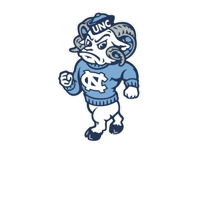 North Carolina Tar Heels - Image 3 - Full Color Vinyl Decal - Custom Size