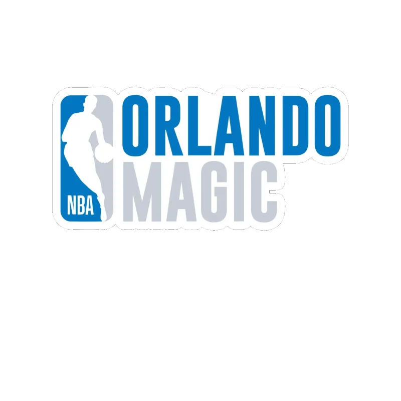 Orlando Magic - Image 2 - Full Color Vinyl Sticker - Custom Size