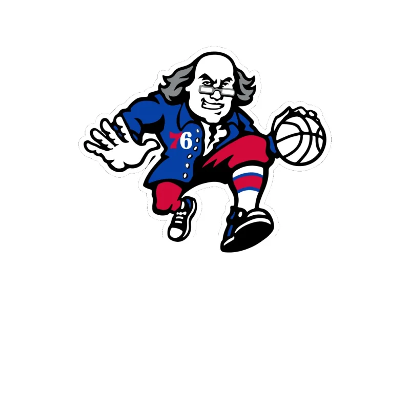Philadelphia 76ers - Image 9 - Full Color Vinyl Sticker - Custom Size