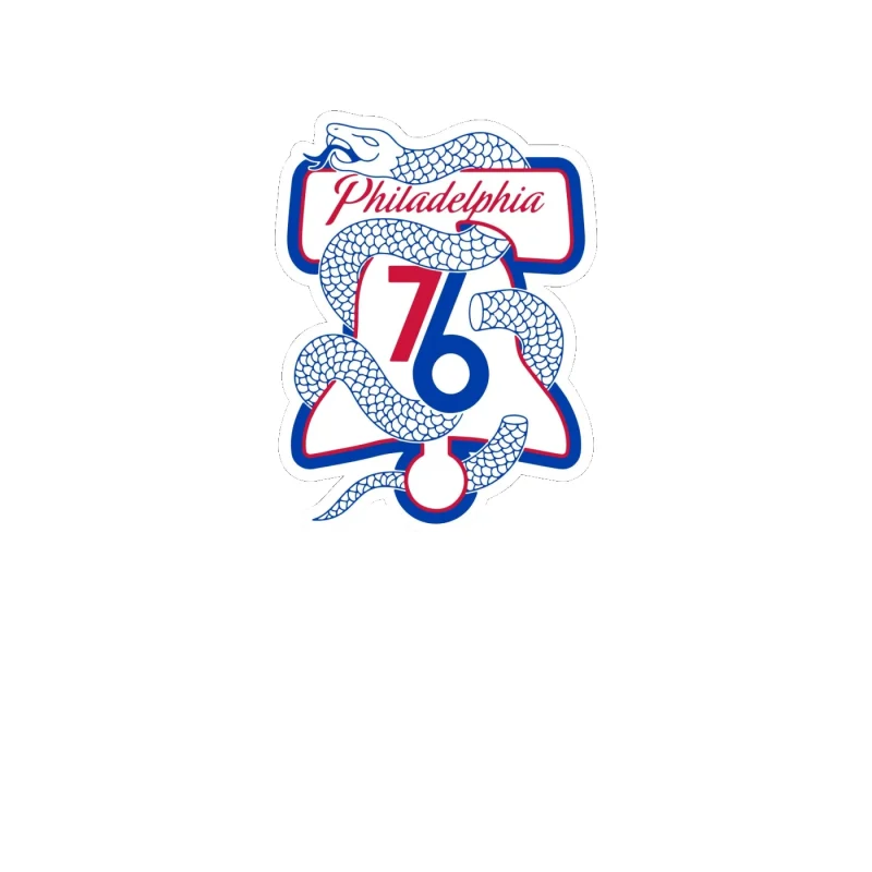 Philadelphia 76ers - Image 4 - Full Color Vinyl Sticker - Custom Size