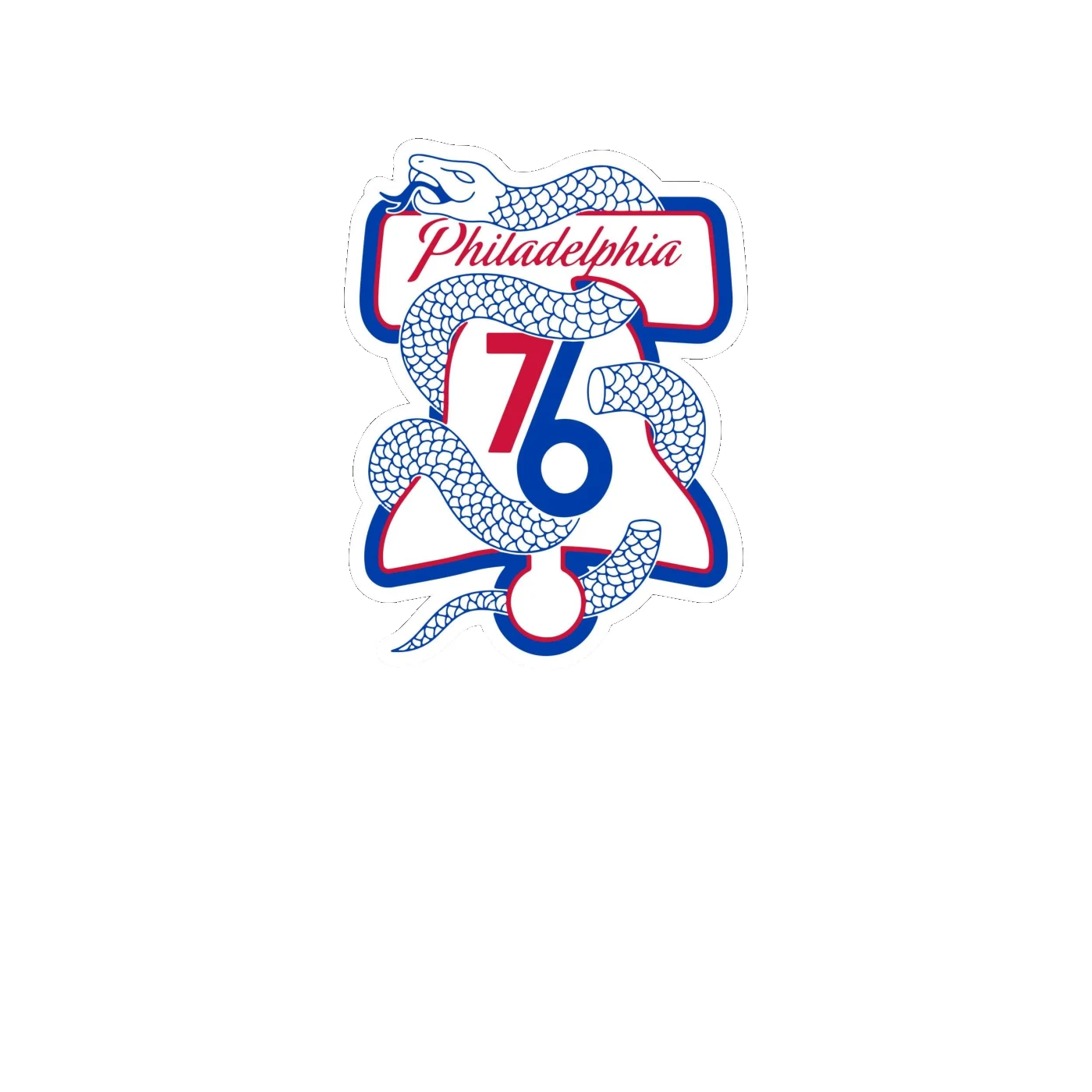 Philadelphia 76ers - Image 4 - Full Color Vinyl Sticker - Custom Size