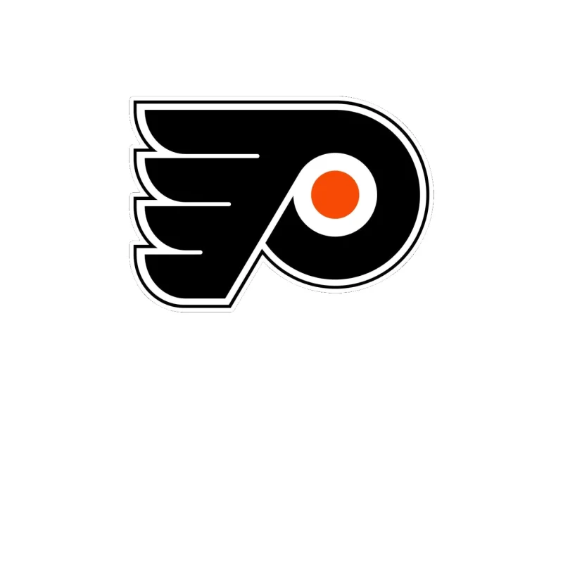 Philadelphia Flyers - P With Wings - Full Color Vinyl Sticker - Custom Size