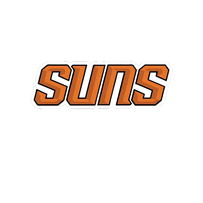 Phoenix Suns - Image 4 - Full Color Vinyl Sticker - Custom Size