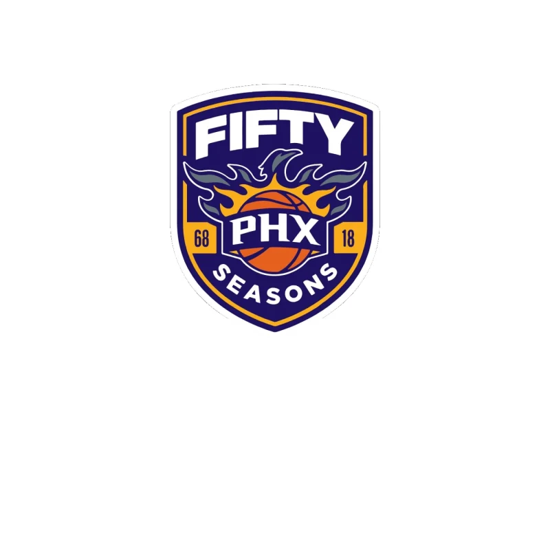 Phoenix Suns - Image 3 - Full Color Vinyl Sticker - Custom Size
