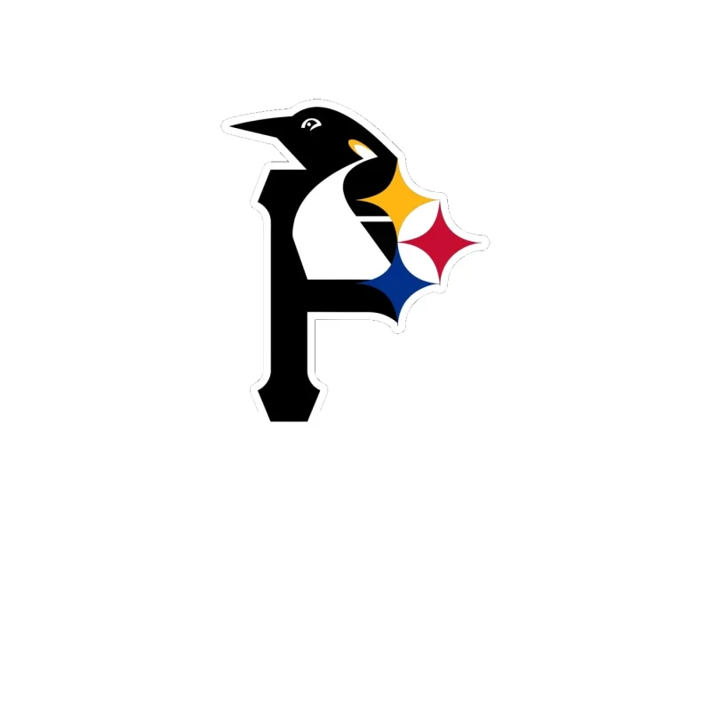 Pittsburgh Sports Full Color Vinyl Sticker - Custom Size