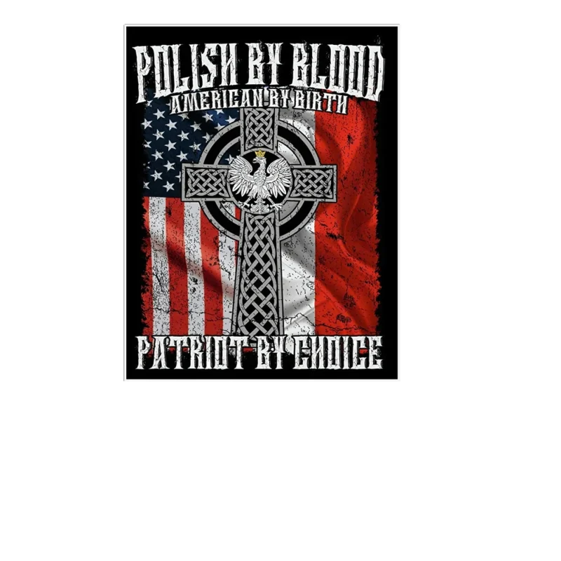 Polish By Blood Full Color Vinyl Decal