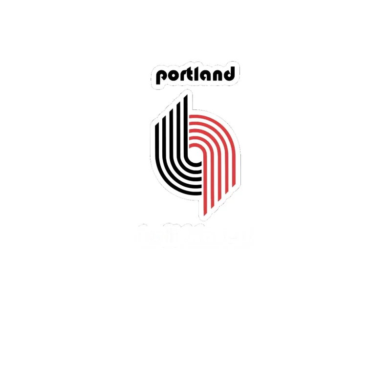 Portland Trail Blazers - Image 5 - Full Color Vinyl Sticker - Custom Size