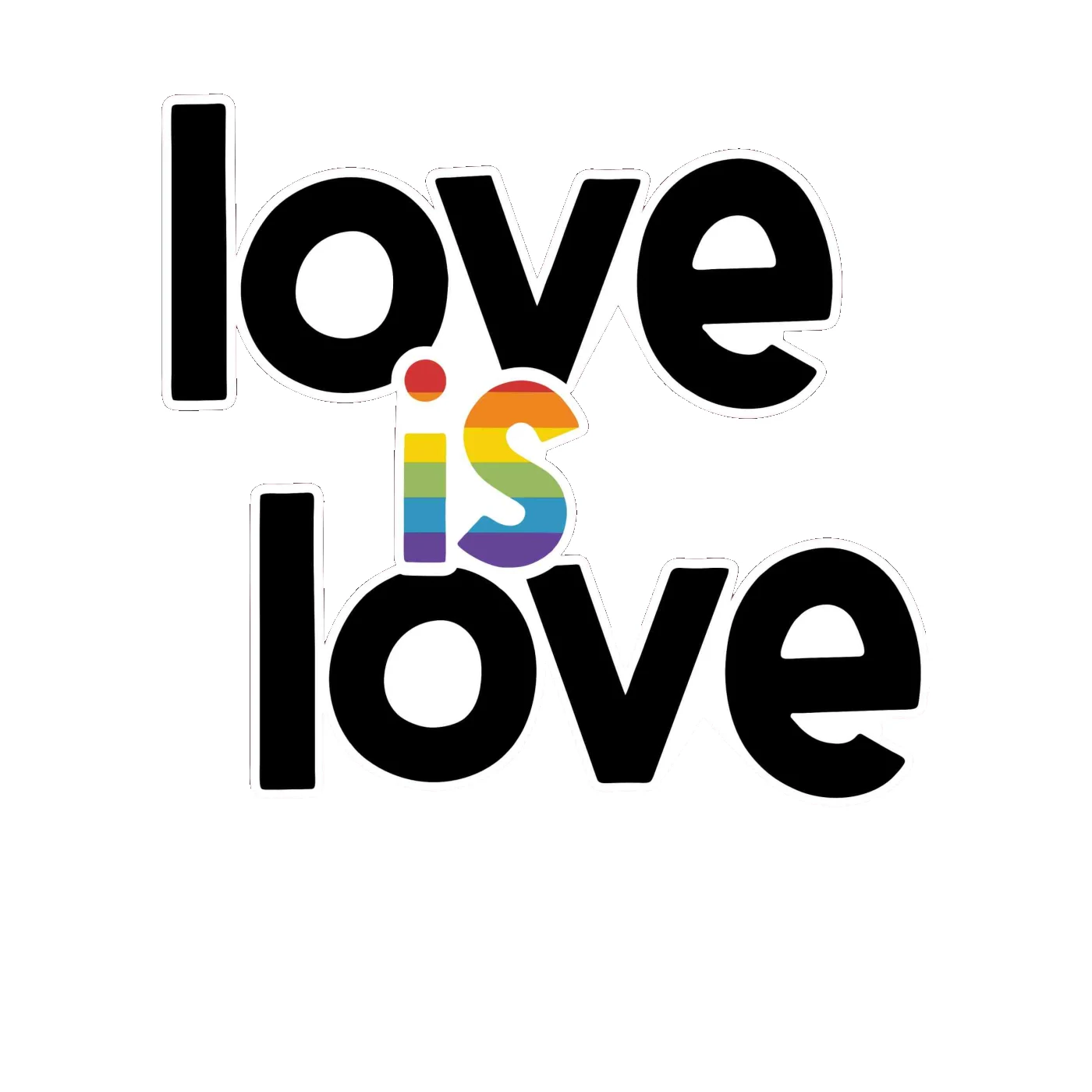 Pride Full Color Vinyl Decals - Custom Size
