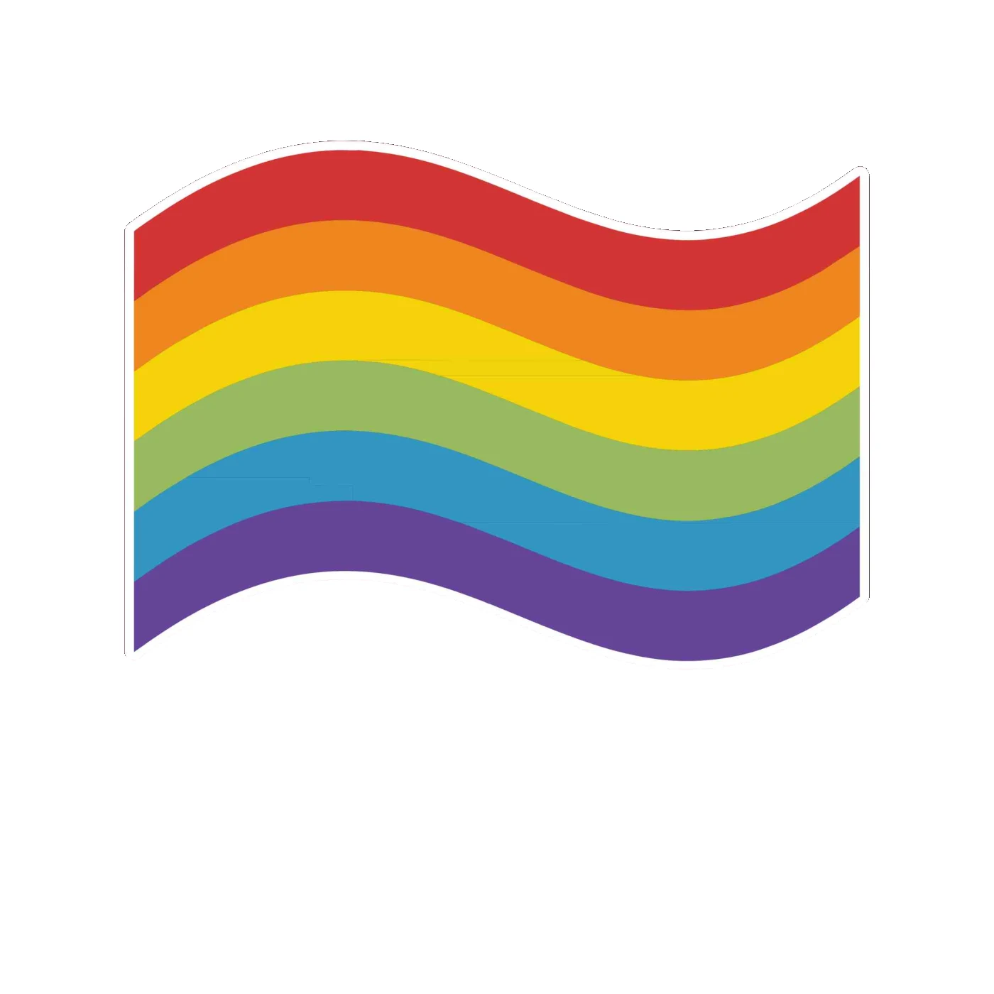 Pride Full Color Vinyl Decals - Custom Size