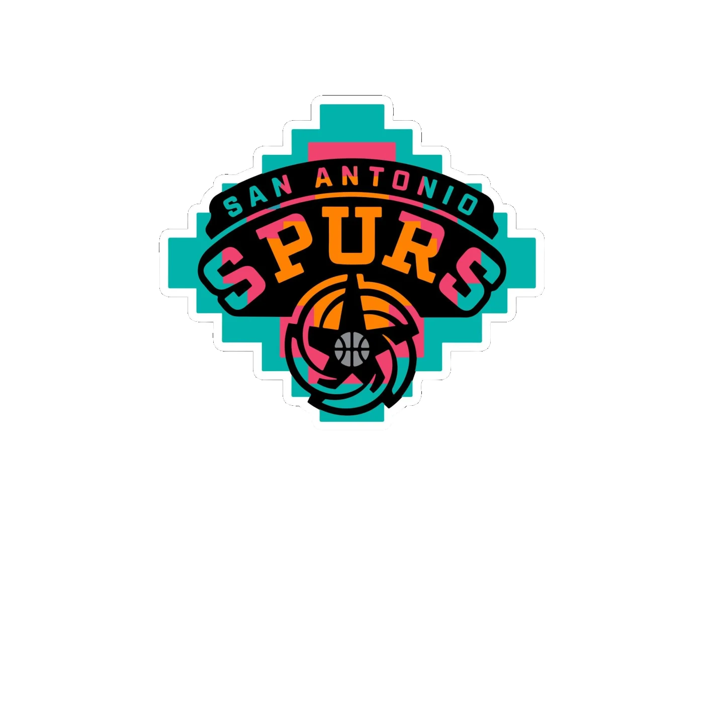 San Antonio Spurs - Image 3 - Full Color Vinyl Sticker - Custom Size