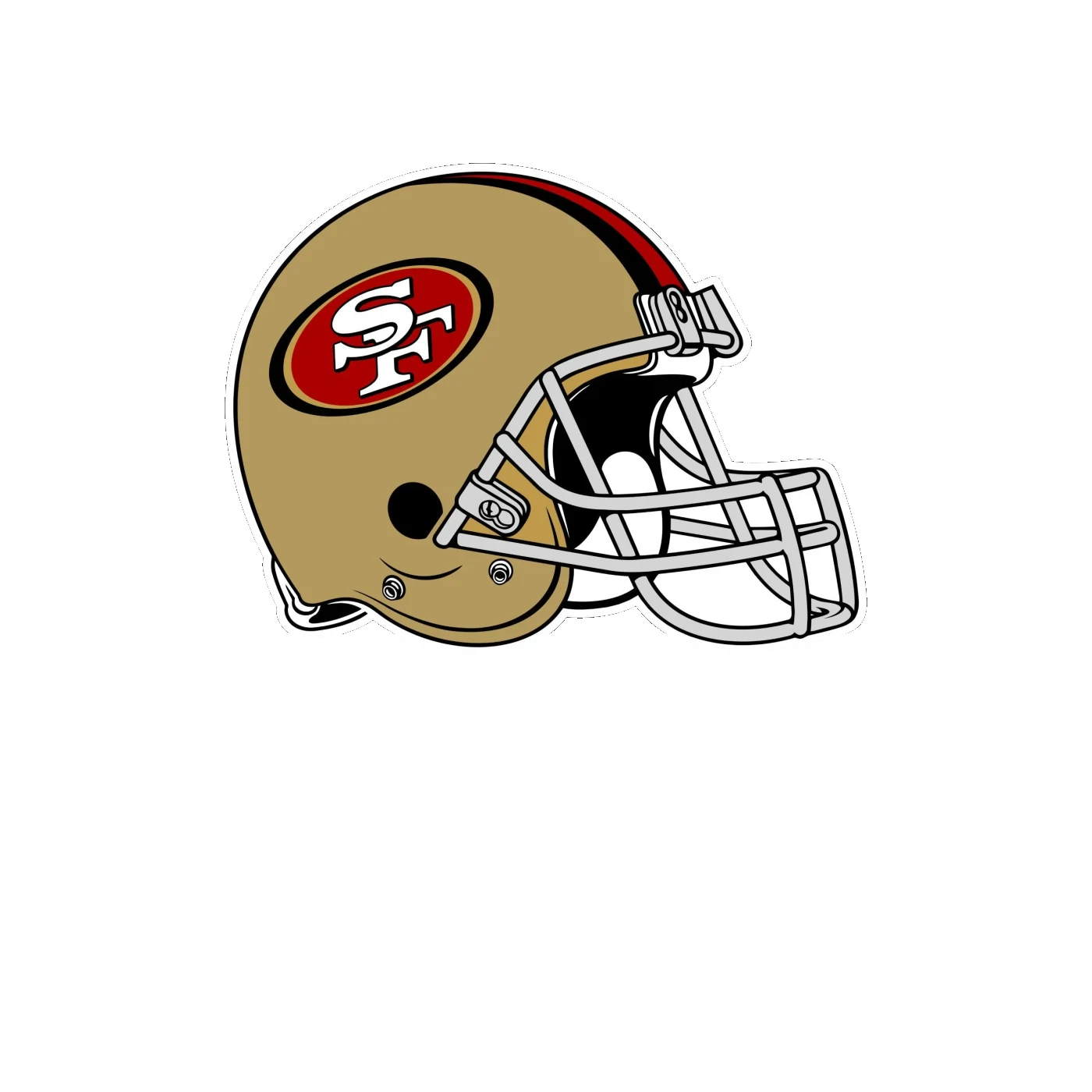 San Francisco 49ers - Image 8 - Full Color Vinyl Sticker - Custom Size