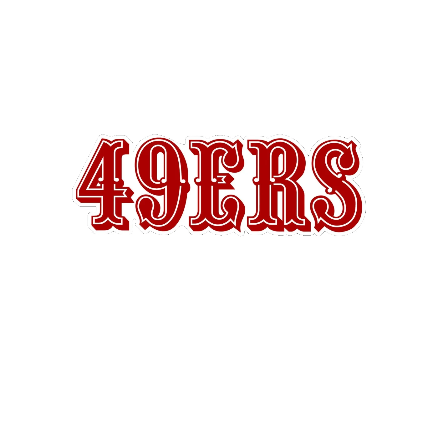 San Francisco 49ers - Image 5 - Full Color Vinyl Sticker - Custom Size