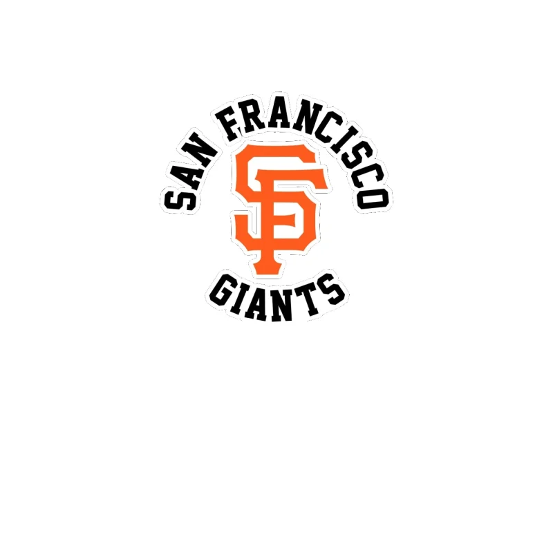 San Francisco Giant - SP With Name - Full Color Vinyl Sticker - Custom Size