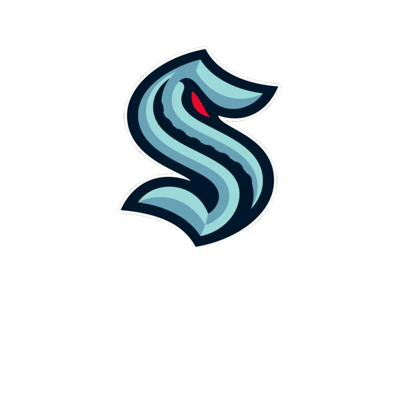 Seattle Kraken - Image 1 - Full Color Vinyl Sticker - Custom Size