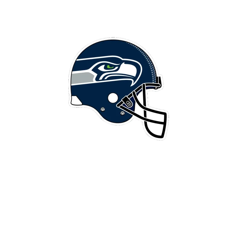 Seattle Seahawks - Image 16 - Full Color Vinyl Sticker - Custom Size