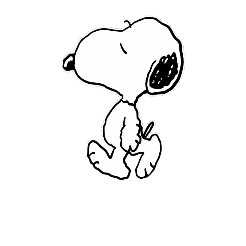 Snoopy Full Color Vinyl Decal