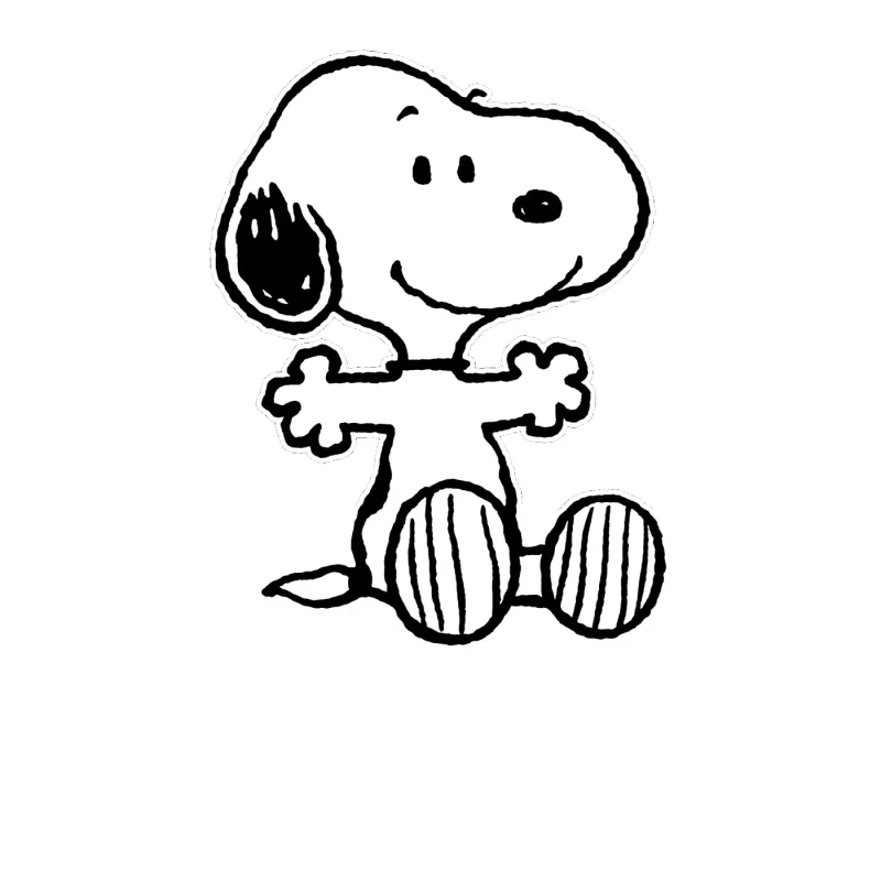 Snoopy Full Color Vinyl Decal