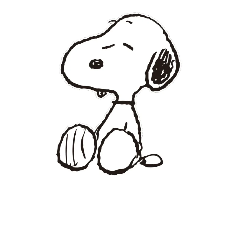 Snoopy Full Color Vinyl Decal