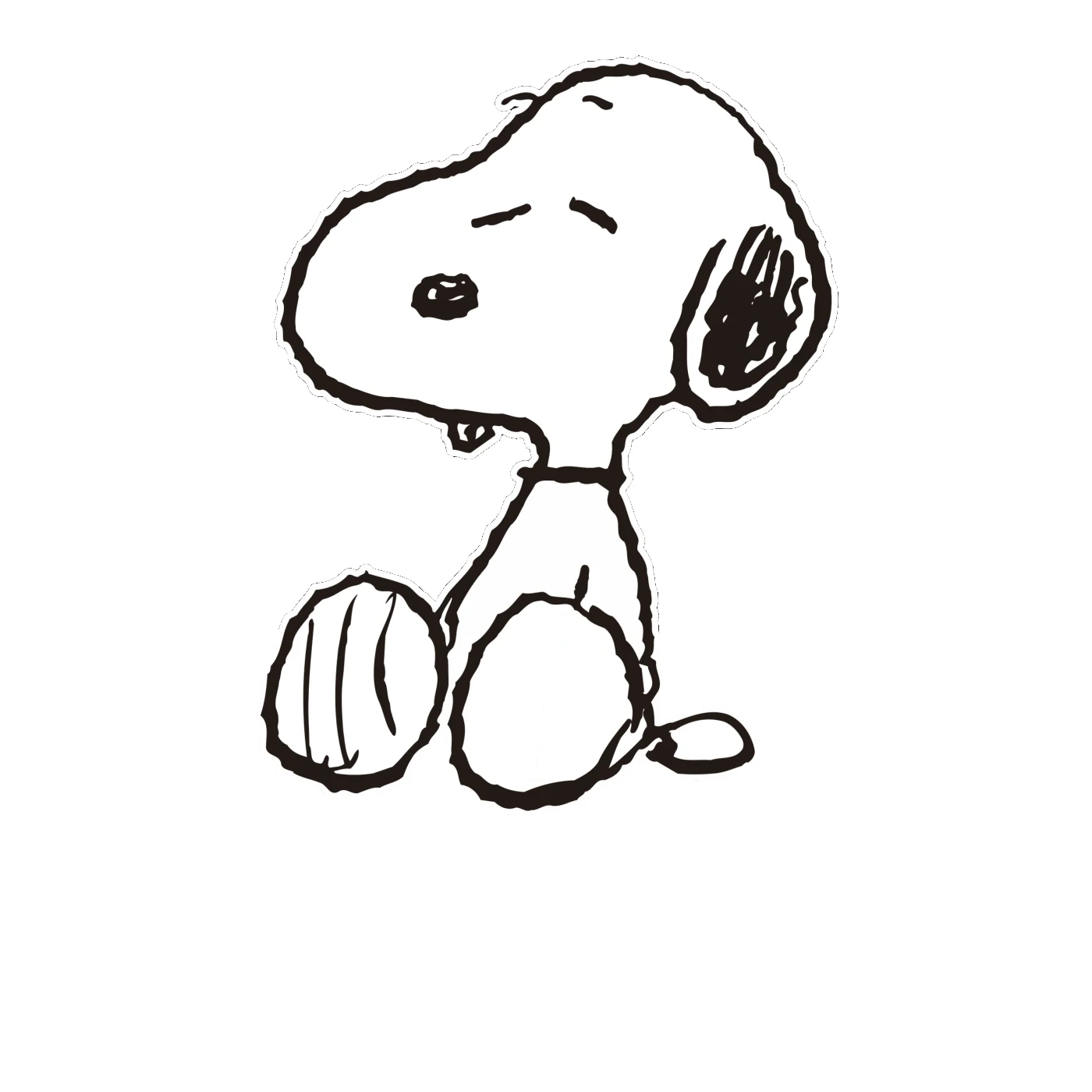 Snoopy Full Color Vinyl Decal