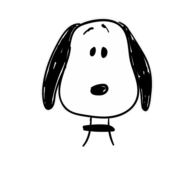 Snoopy Full Color Vinyl Decal