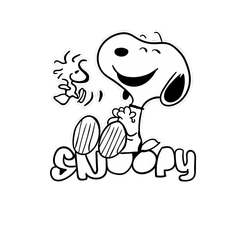 Snoopy Full Color Vinyl Decal