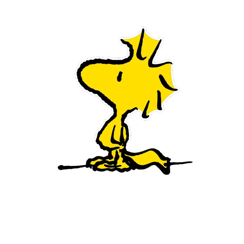 Snoopy - Woodstock Full Color Vinyl Decal