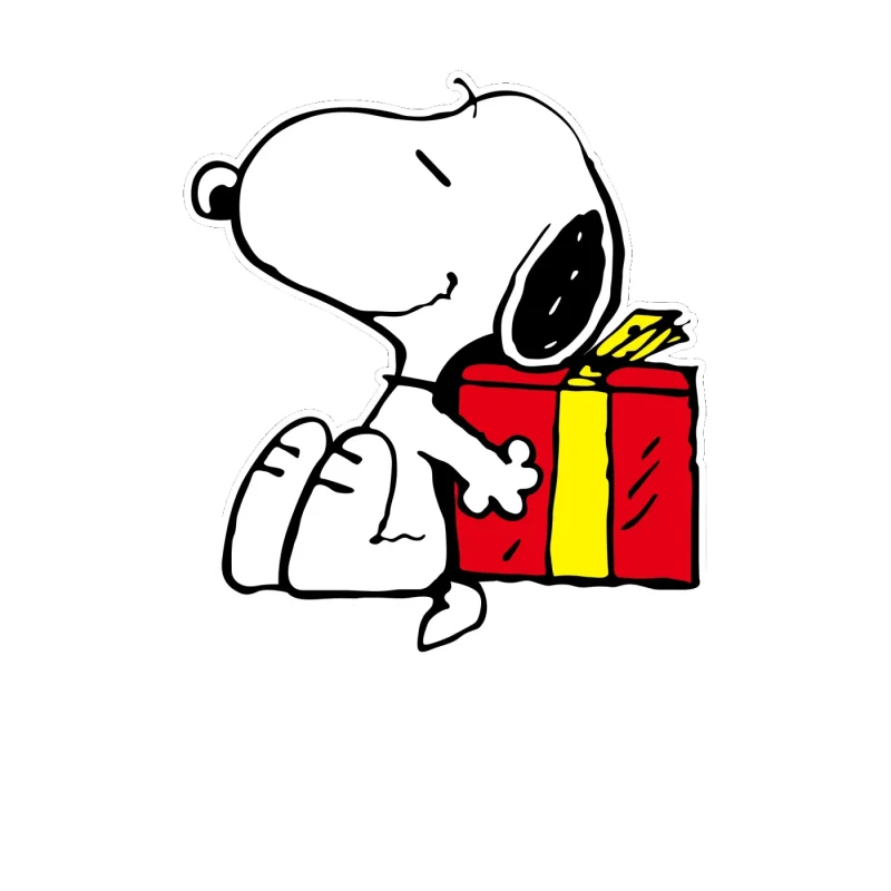 Snoopy - Gift - Full Color Vinyl Decal