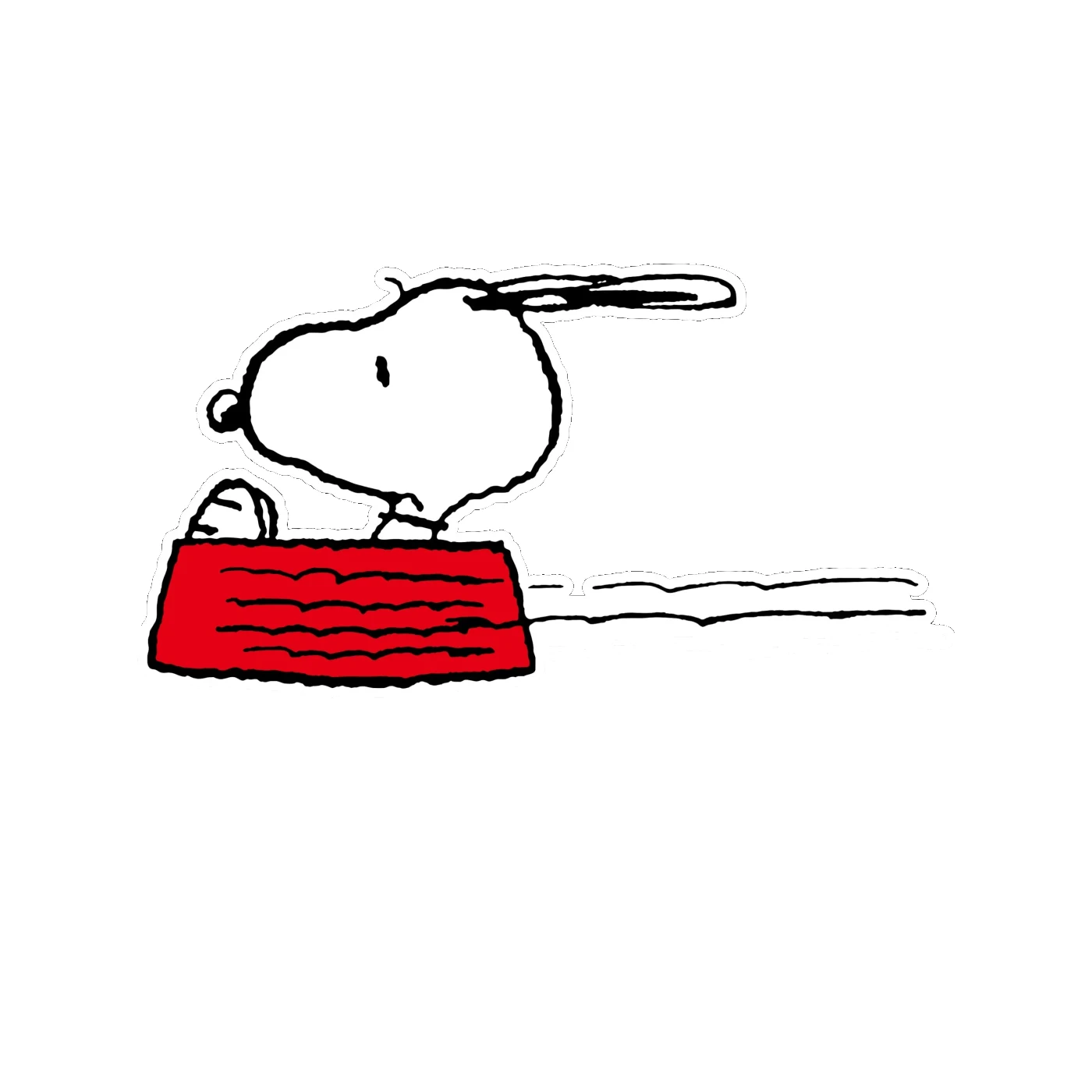 Snoopy - Snoopy Food Bowl - Full Color Vinyl Decal